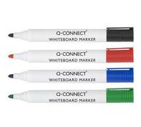 Q-CONNECT KF00880 marker 10 pc(s) Bullet tip Black, Blue, Green, Red