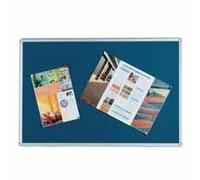 Q-Connect Aluminium Frame Felt Noticeboard 900x600mm Blue - KF01076