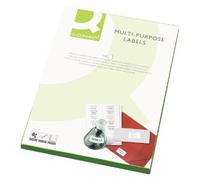 Q-Connect KF01131 Multi Purpose Labels 105mm x 42mm (100 Sheet Pack)
