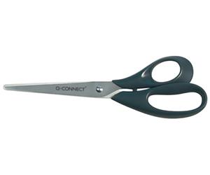 Q-CONNECT KF01227 stationery/craft scissors Art & Craft scissors, Office scissors Straight cut Black, Metallic