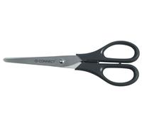 Q-CONNECT KF01228 stationery/craft scissors Art & Craft scissors, Office scissors Straight cut Black, Metallic