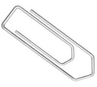 Q Connect - KF01314Q - Paper Clips Plain 32MM 10X 100PK