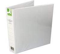 Q-Connect Presentation 40mm 4D-Ring Binder A4 White Pk 6 - KF01329Q