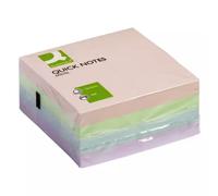 Q-CONNECT KF01347 note paper Rectangle Assorted colours 400 sheets Self-adhesive