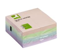Q-CONNECT KF01347 note paper Rectangle Assorted colours 400 sheets Self-adhesive