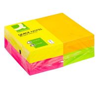 Q-CONNECT KF01350 note paper Rectangle Green, Magenta, Orange, Yellow 100 sheets Self-adhesive