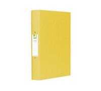 Q-Connect Q-connect 2-Ring Binder A4 Polyprop Yellow (Pack-10)
