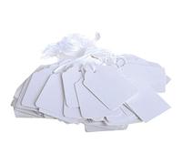 Q-Connect KF01620 Strung Ticket 48x30mm (Pack of 1000) - White