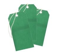 Q-CONNECT Strung Tags KF01624 120 x 60 mm Green - Pack of 1000