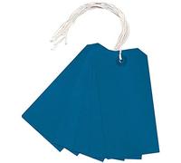 Pack Of 50 x Blue Strung Tags Tickets Luggage Labels 120 x 60mm