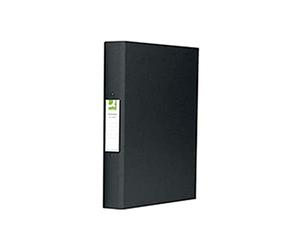 Q-Connect KF02005 2-Ring Binder A4 25mm Polypropylene - Black (Pack of 10)