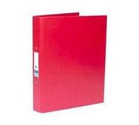 Q-CONNECT 2-Ring Binder A4 Polypropylene 25mm Red Pack of 10