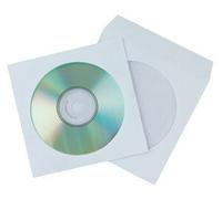 Q-CONNECT KF02206 storage media case Paper case Transparent, White