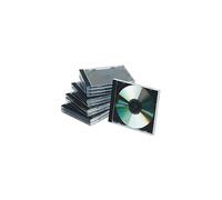 Q Connect KF02209 Cd Jewel Case - Black/Clear (Pack of 10)