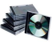 Q-CONNECT KF02209 storage media case Floppy disk case Black, Transparent