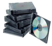 Q-CONNECT KF02210 storage media case Floppy disk case Black, Transparent