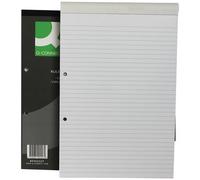 Q-Connect KF02227 Feint Ruled Headbound Refill Pad, White, 80 Pages, A4 (10 Pack)