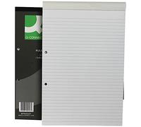 Q-Connect KF02227 Feint Ruled Headbound Refill Pad, White, 80 Pages, A4 (10 Pack)