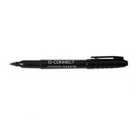 Q-CONNECT KF02300 permanent marker Bullet tip Black 10 pc(s)