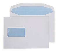 Q-Connect Machine Envelope 162 x 238 mm Window 90 gsm Gummed - White, Pack of 500