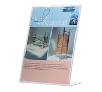 Q-CONNECT KF04177 sign holder/information stand A4 Plastic Transparent