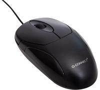 Q-Connect KF04368 Scroll Wheel Mouse - Black/Silver