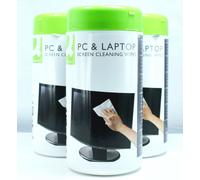 Q-Connect KF04501 keyboard Cleaning Wipes /Screen Wipes (100 wipes) 3x