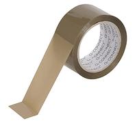 Q-Connect KF17484 - Pack of 6 - Packing Tape 60 m Packing Tape Adhesive Tape Packaging Tape / 48mm x 60m/Colour: Brown/from -10°C to +60°C