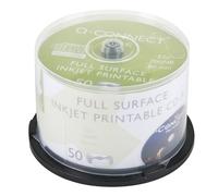 Q-CONNECT KF18020 52x Inkjet Printable CD-R Discs (Pack of 50)