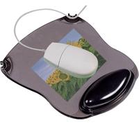 Q Connect KF20084 Clear Gel Mouse Mat - Grey