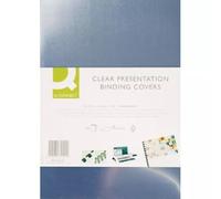 Q-CONNECT KF24011 binding cover A4 Polyvinyl chloride (PVC) Transparent 100 pc(s)