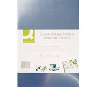 Q-Connect Clear A4 PVC Binding Covers 250 Micron Pk 100 - KF24011