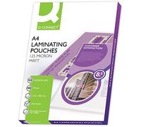 Q-Connect Matt A4 Laminating Pouch 250 Micron (Pack of 100)