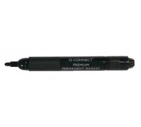 Q-CONNECT KF26105 permanent marker Bullet tip Black 10 pc(s)