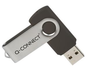 Q-CONNECT KF41512 USB flash drive 8 GB USB Type-A 3.2 Gen 1 (3.1 Gen 1) Stainless steel