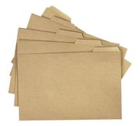 Q-Connect Kraft Tabbed Folder 170Gsm 356X240mm Buff (Pack Of 100)