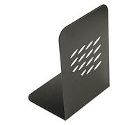 Q-Connect L-Shaped Metal Bookend - Pack of 2, Black