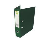 Q-Connect 70mm Lever Arch File Polypropylene Foolscap Green (Pack of 10) KF20028