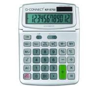 Q-Connect Large Table Top 12 Digit Grey Calculator