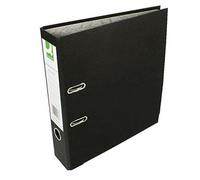 Q-Connect Lever Arch File Paperbacked A4 Black (10 Pack) KF20038