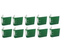 Q-Connect Lever Arch File Paperbacked A4 Green (Pack of 10)