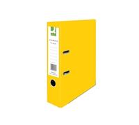 Q-Connect Lever Arch File Paperbacked A4 Yellow (10 Pack)