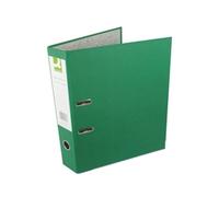 Q-Connect Lever Arch File Paperback Foolscap Green (Pack of 10) KF20032