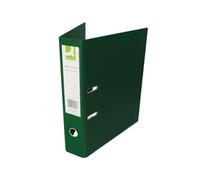 Q-Connect 70mm Lever Arch File Polypropylene Foolscap Green (Pack of 10) KF20028