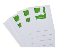 Q-Connect Lever Arch File Spine Label (Pack Of 10),white