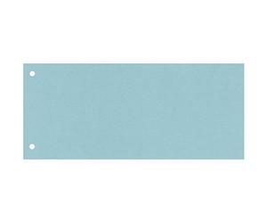 Q Connect Lever Arch KF00512 Dividers, Colour Index Flags Universal Index Strips 10.5 x 24 cm Pack of 100 Blue