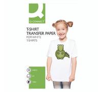 Q-CONNECT Light T-shirt transfer paper 10 sheets KF01430