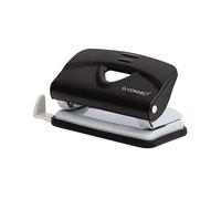 Q-Connect Lightweight Metal Desk Hole Punch Black KF14214