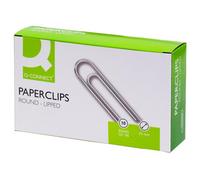 Q-Connect Lipped Paperclip, 32 mm KF01316Q - Pack of 1000