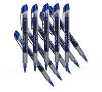 Q-Connect Liquid Ink Rollerball Pen Fine Blue (Pack Of 10) Kf50140